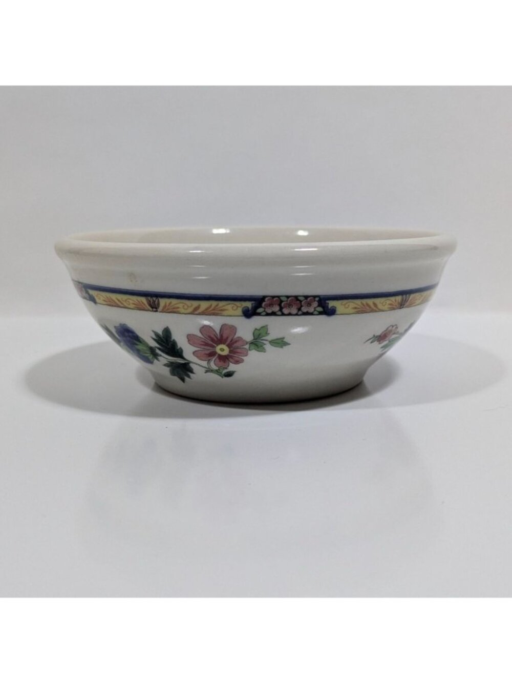 Syracuse China Dewitt Clinton Pilgrim Bowl Floral Pattern Vintage Ceramic 5"